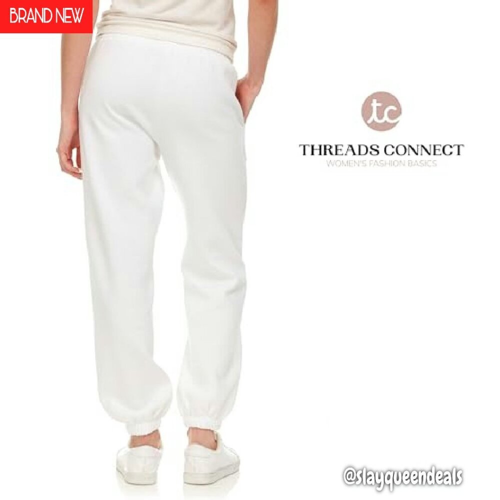 Plus Size Fleece Joggers with Cinch Bottom & Pockets - Picture 6 of 8